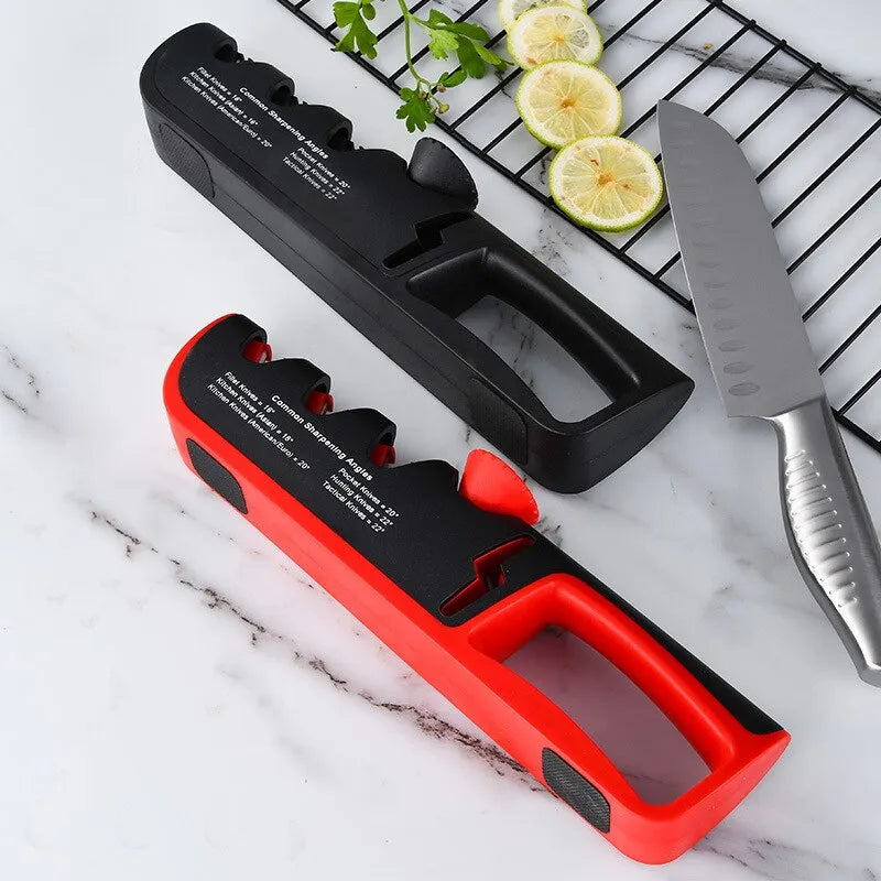 filador de Cuchillos de Cocina Profesional de Acero Inoxidable