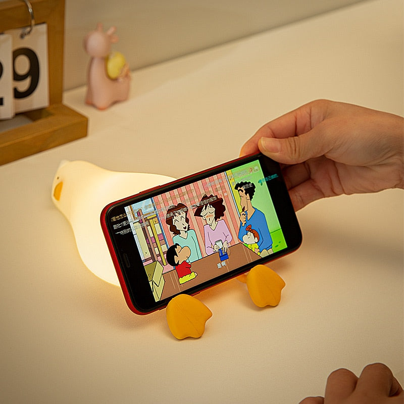 Lámpara Recargable con Diseño Divertido de Pato