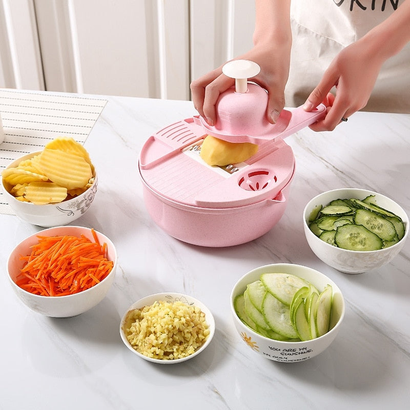 Utensilios Multifuncionales para Ensaladas de Cocina