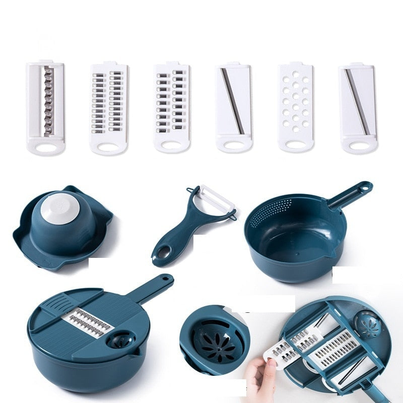 Utensilios Multifuncionales para Ensaladas de Cocina