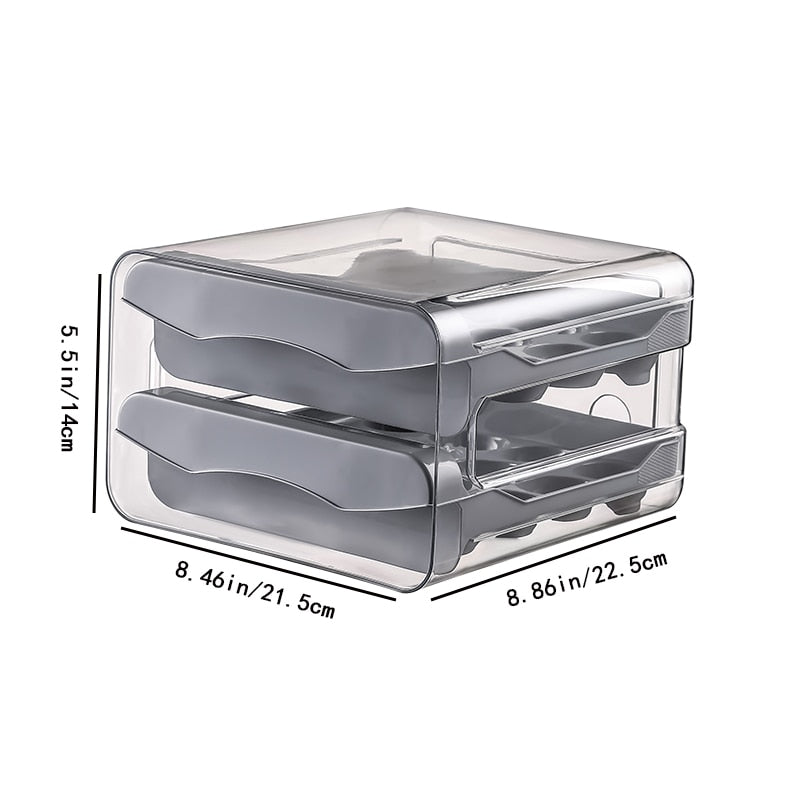 Organizador de Almacenamiento de Huevos para Refrigerador