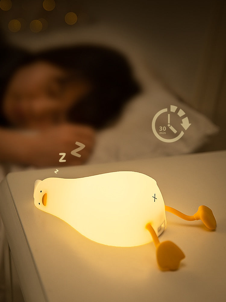 Lámpara Recargable con Diseño Divertido de Pato