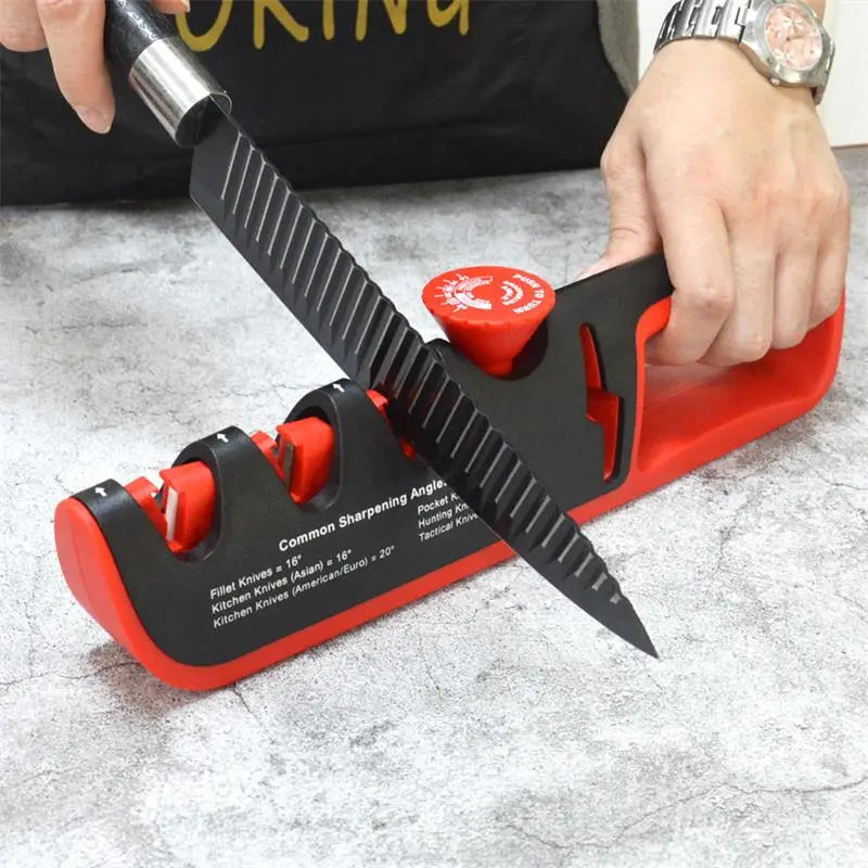 filador de Cuchillos de Cocina Profesional de Acero Inoxidable