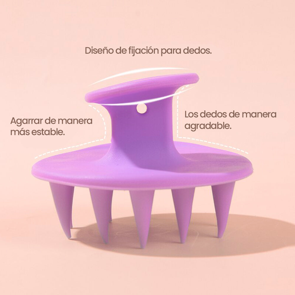 Cepillo de Masaje para el Cuero Cabelludo de Silicona