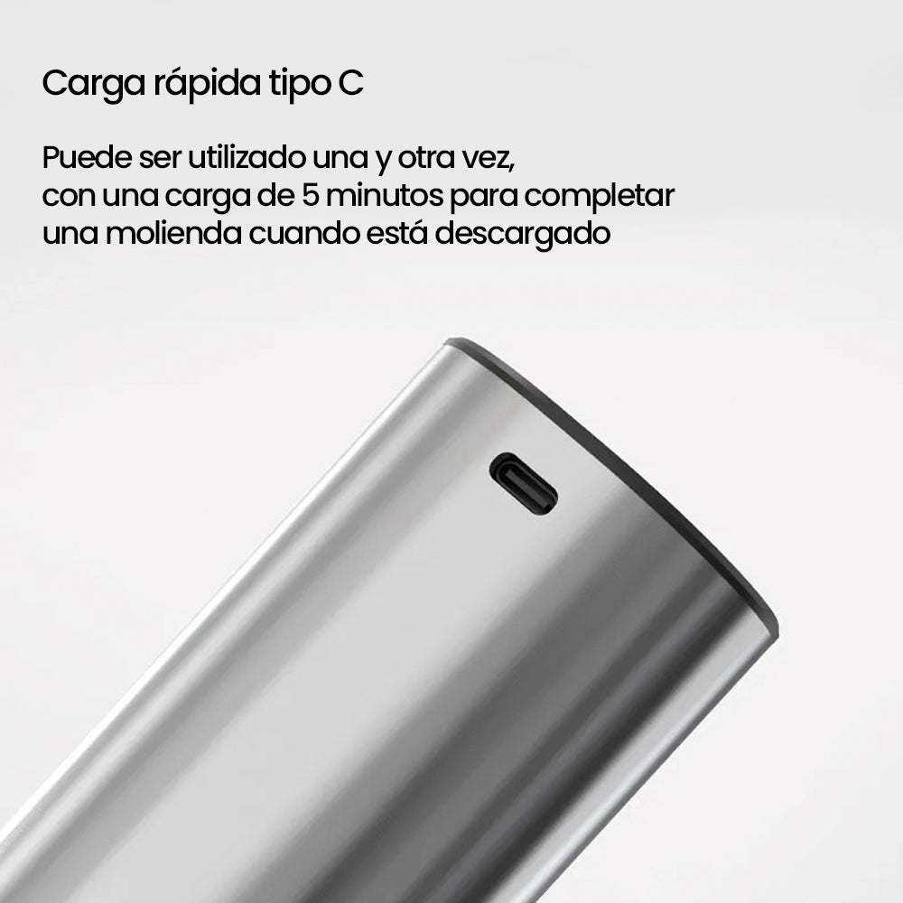 Juego de Molinillos Eléctricos para Sal y Pimienta