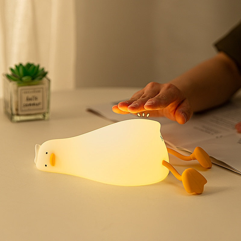 Lámpara Recargable con Diseño Divertido de Pato